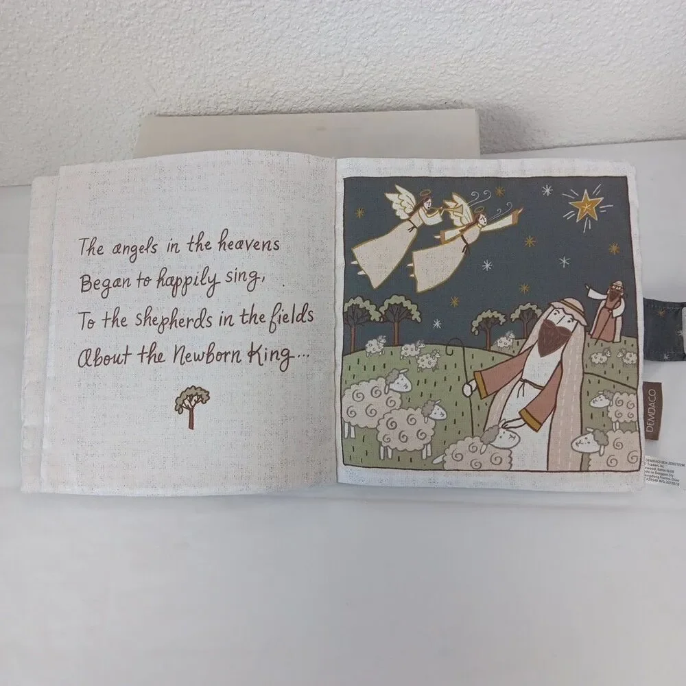 Demdaco Happy Birthday Jesus Soft Quiet Book Soft Neutral Colors Religious Story